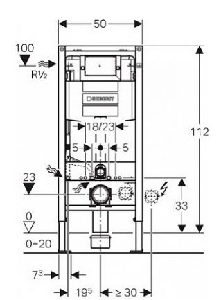 Фото — Geberit Duofix 111.060.00.1 GROHE