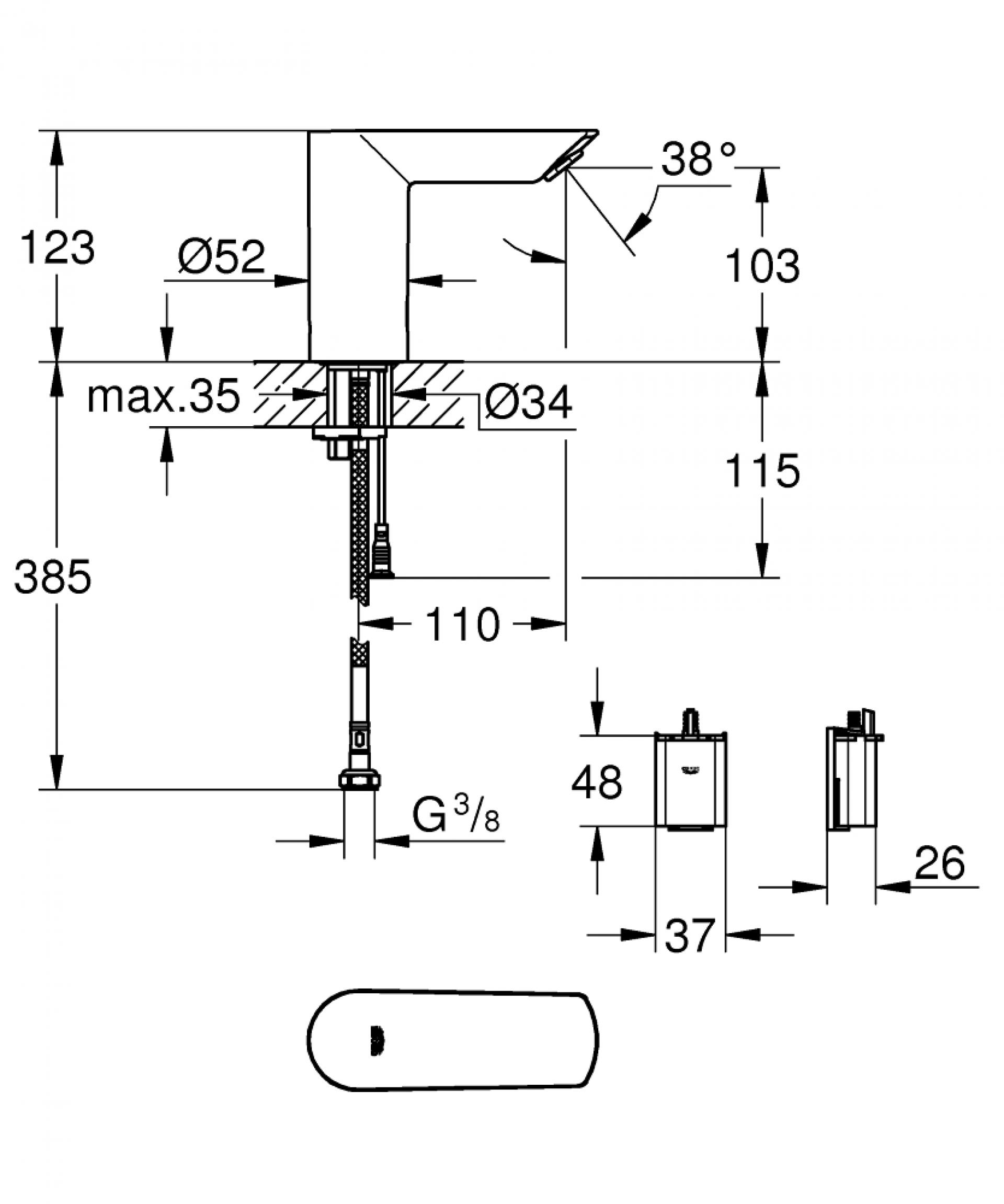 Фото — Grohe Bau 36452000 GROHE