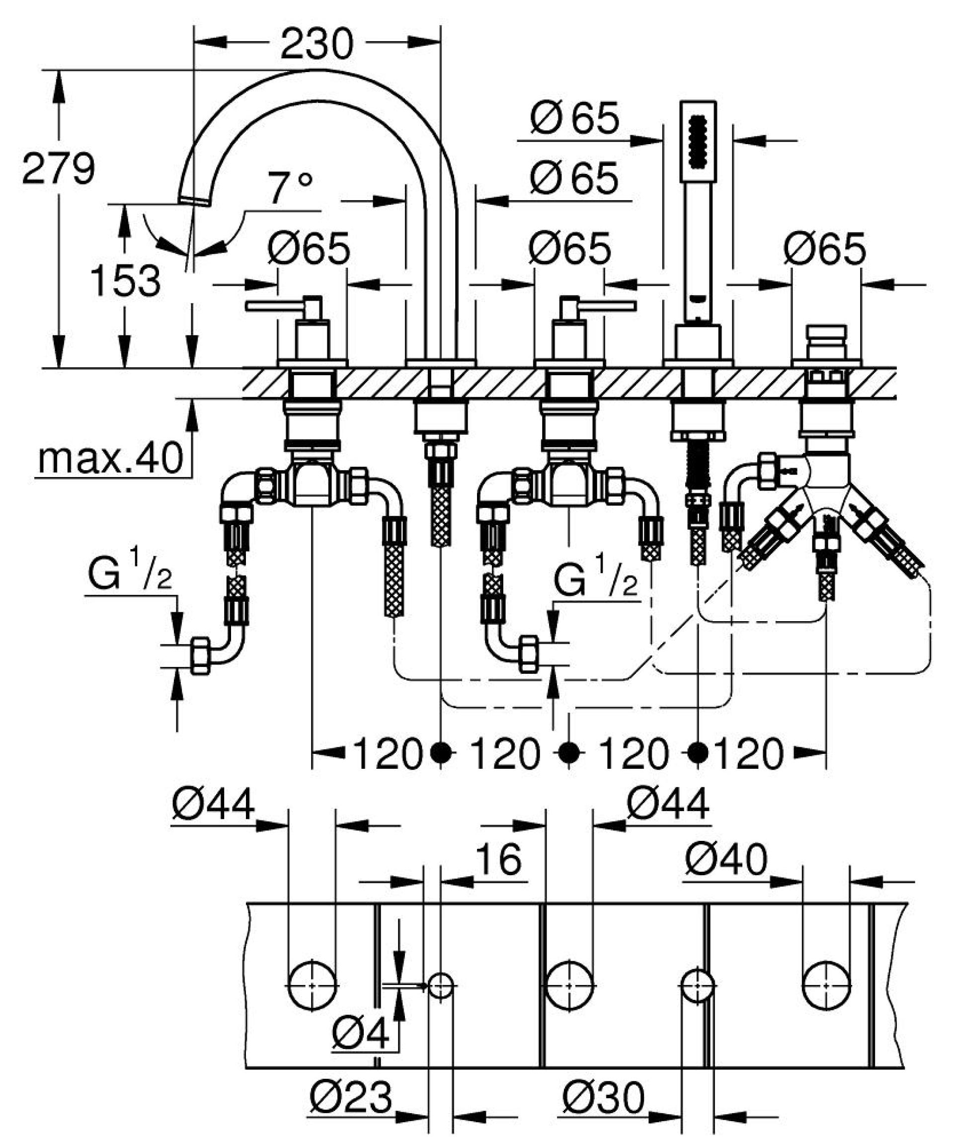 Фото — Grohe Atrio 19922GL3 GROHE