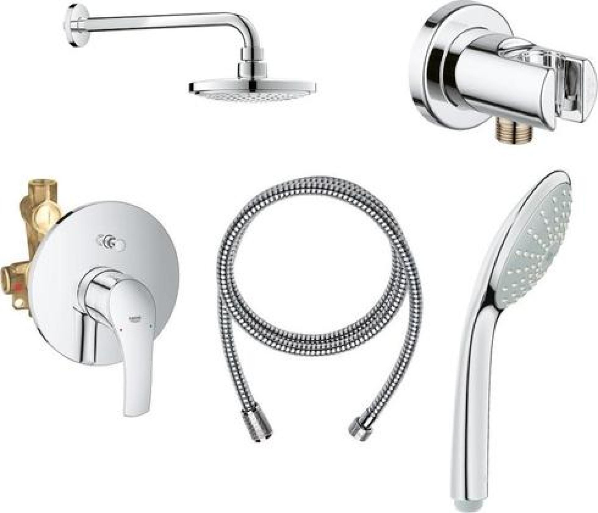 Душевой комплект Grohe Eurosmart New 124440 С ВНУТРЕННЕЙ ЧАСТЬЮ