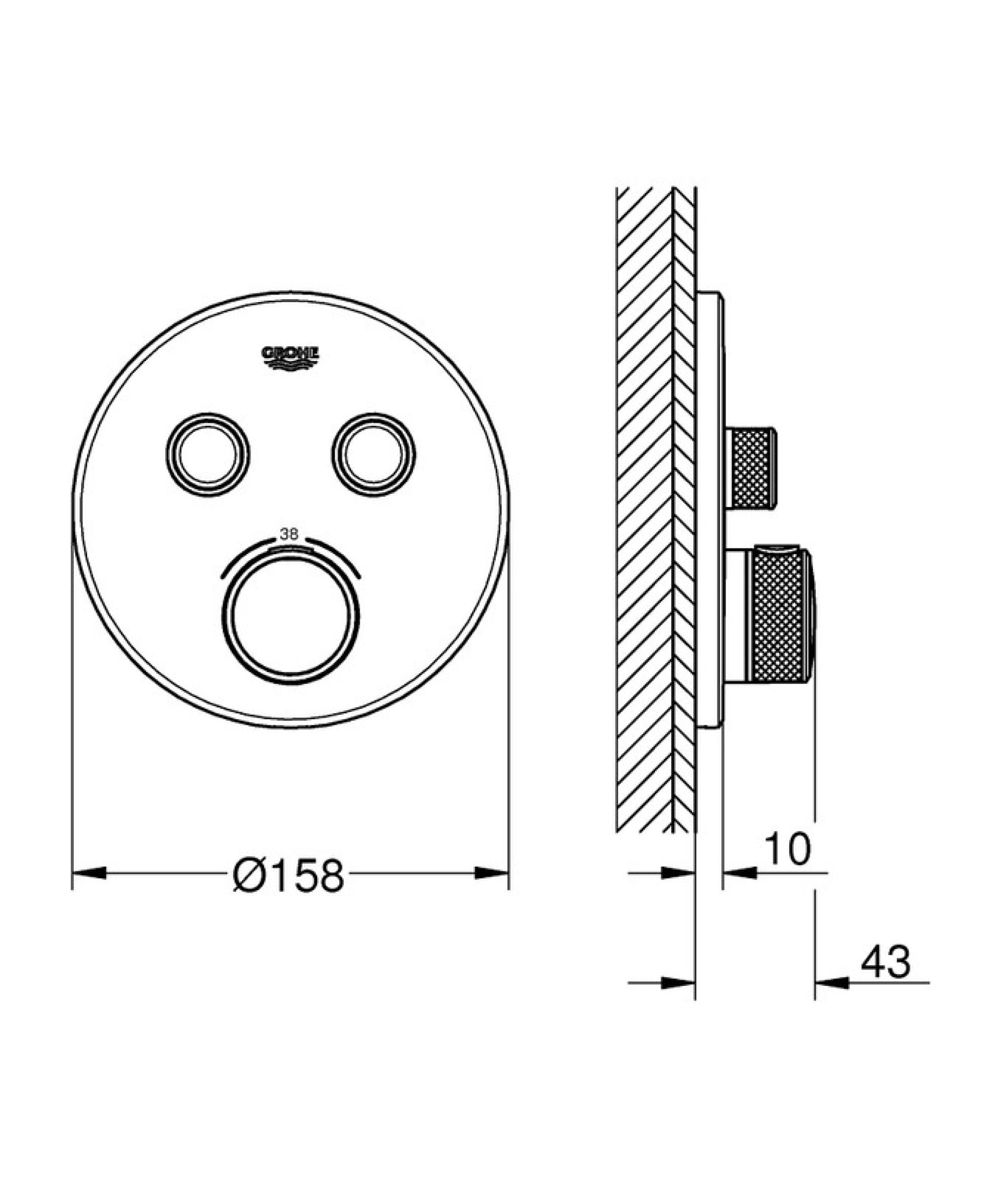 Фото — Grohe Grohtherm 29507KF0 GROHE