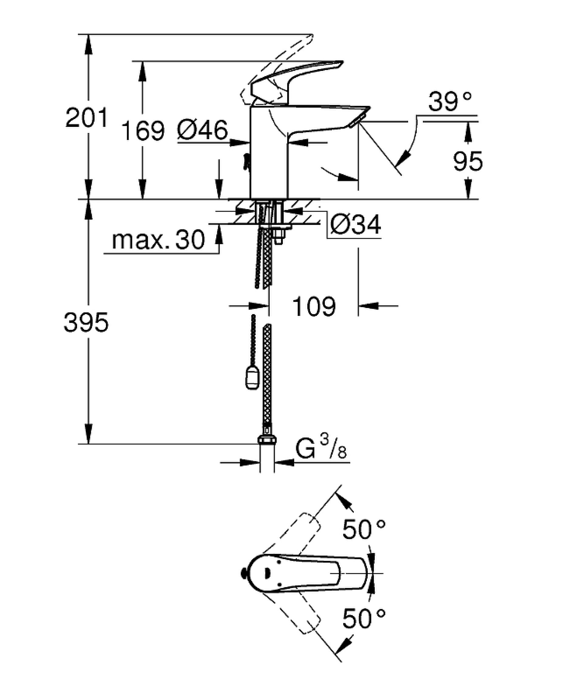 Фото — Grohe Eurosmart 33188003 GROHE