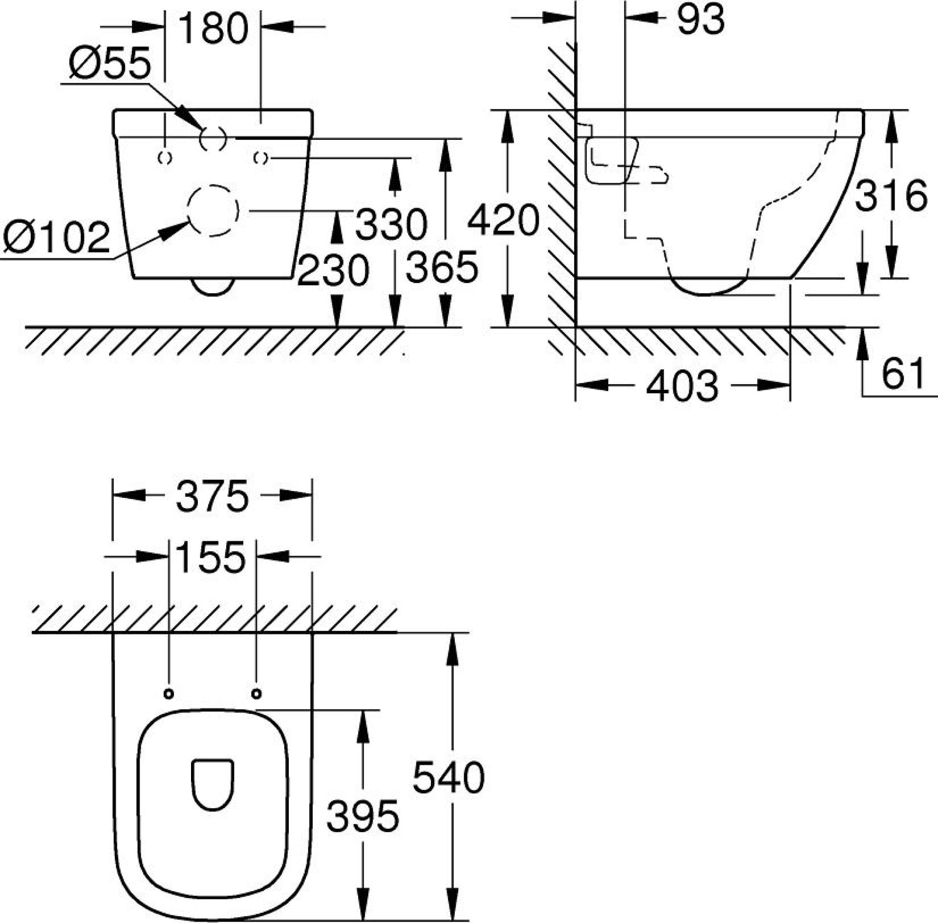 Фото — Grohe Euro Ceramic 39538000 GROHE