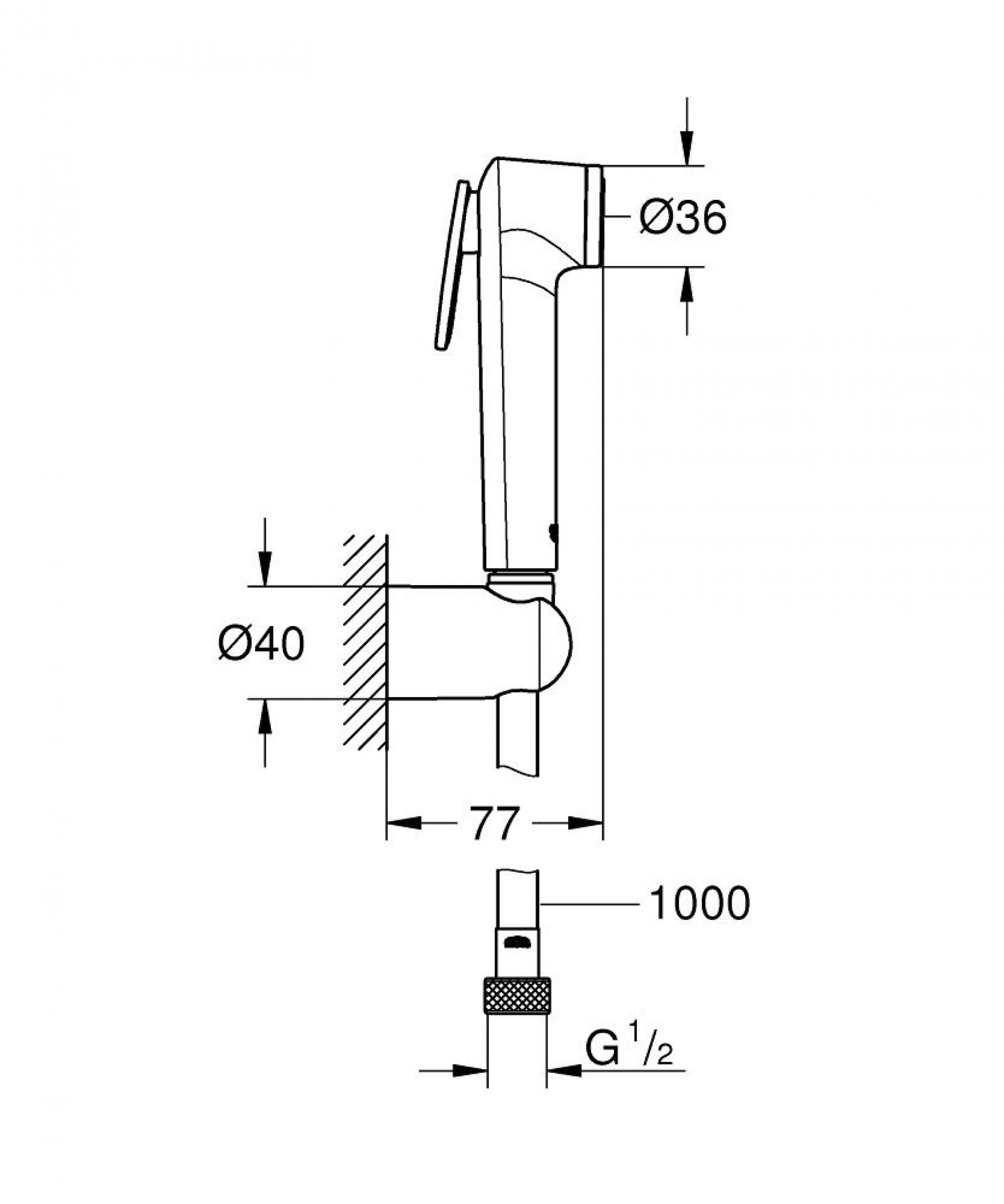 Фото — Grohe Tempesta-F Trigger Spray 30 26355IL0 GROHE