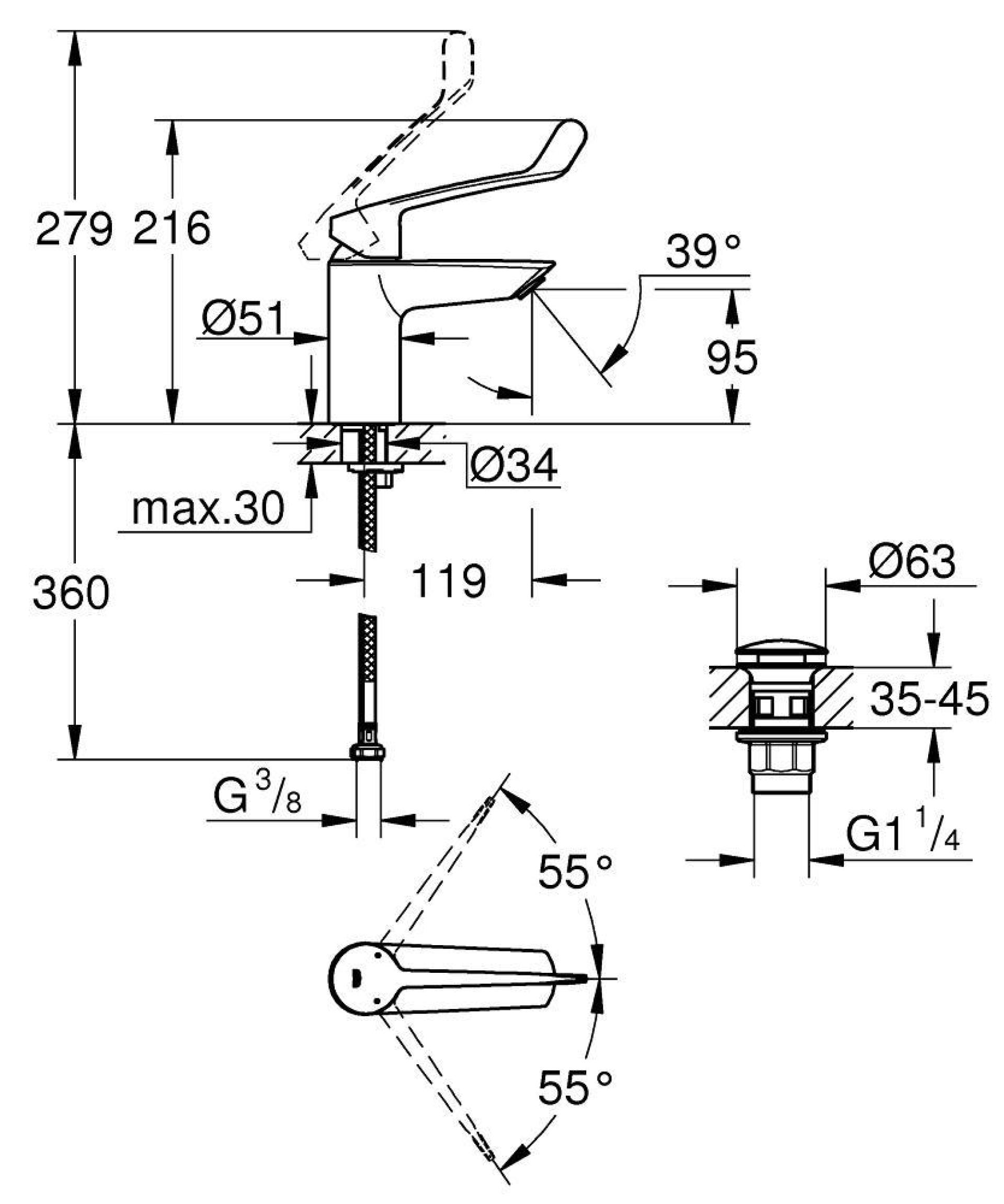 Фото — Grohe Eurosmart 23982003 GROHE