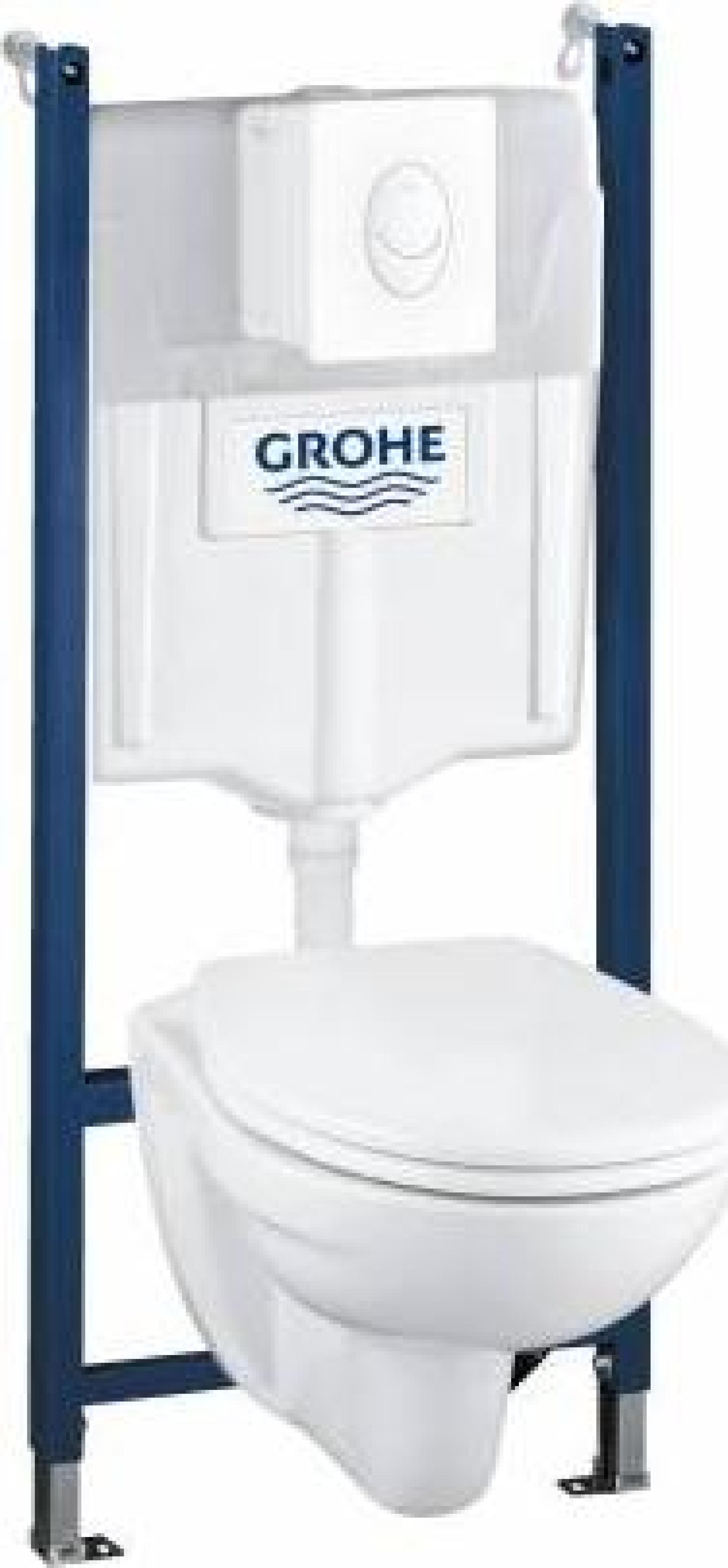 Инсталляция с унитазом и клавишей с сиденьем микролифт Grohe Solido Ceramic 39117000