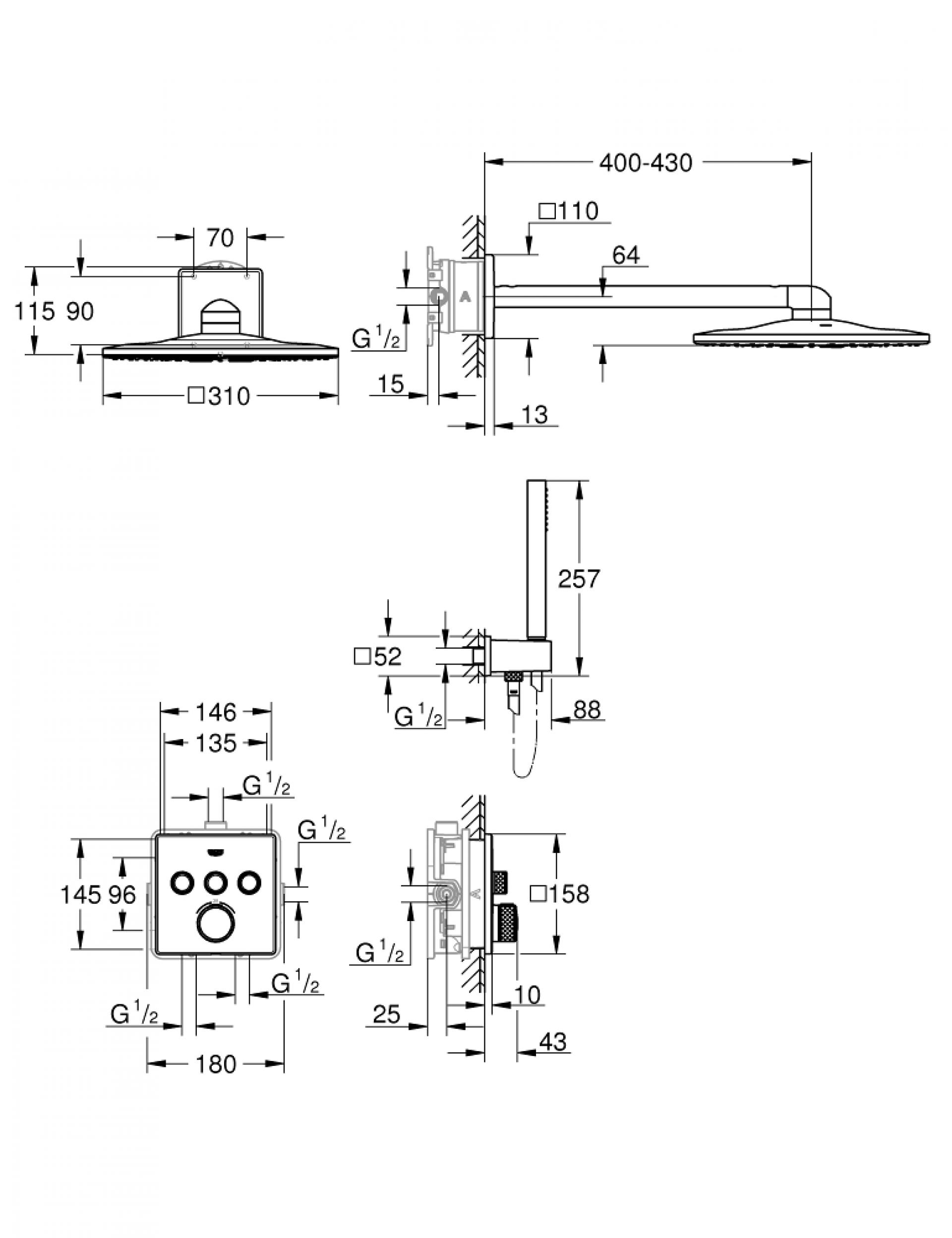 Фото — Grohe Grohtherm SmartControl 34706000 GROHE