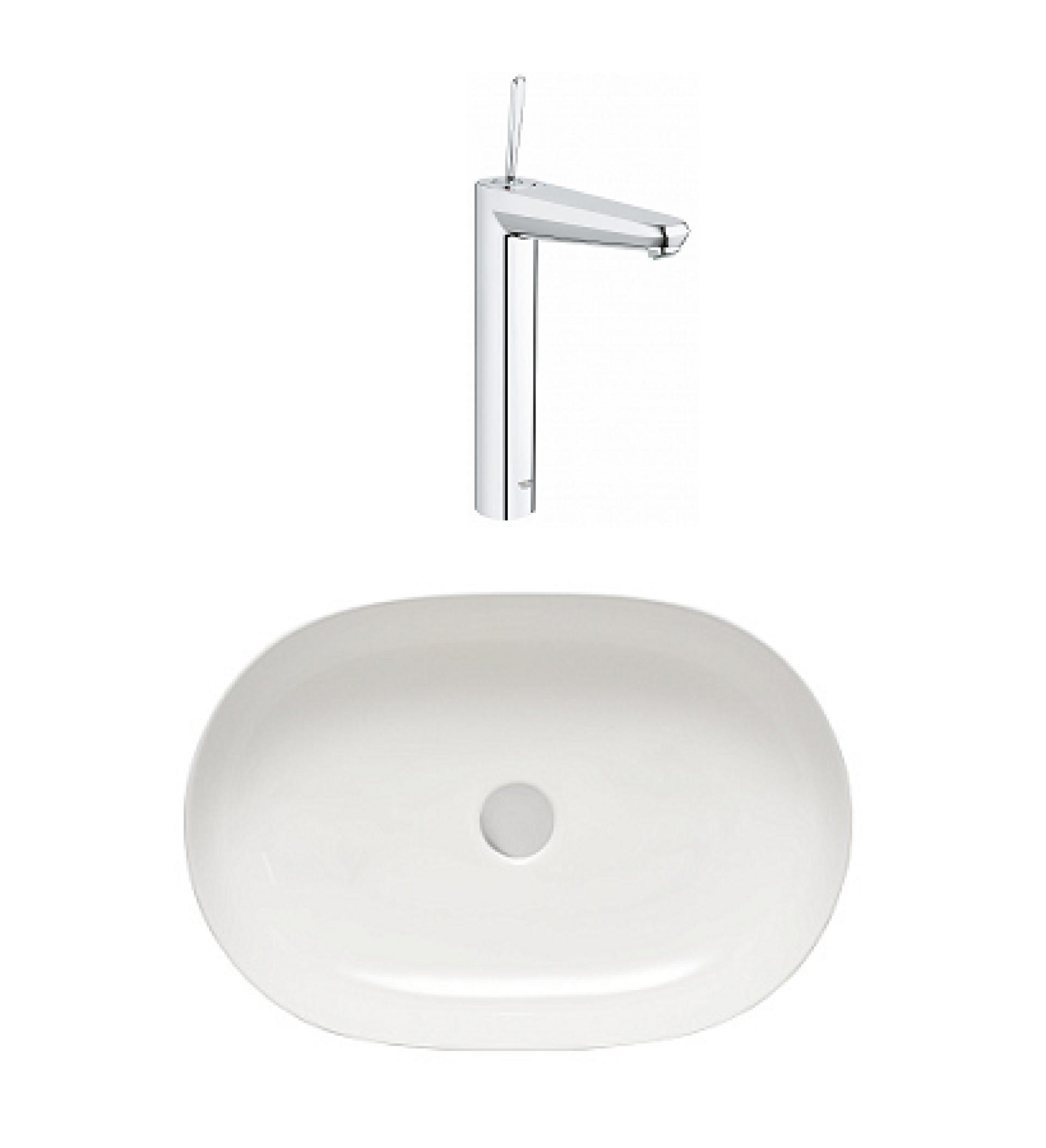 Комплект раковина San More Aelia SMS971904 + смеситель Grohe Eurodisk Joystick 23428000