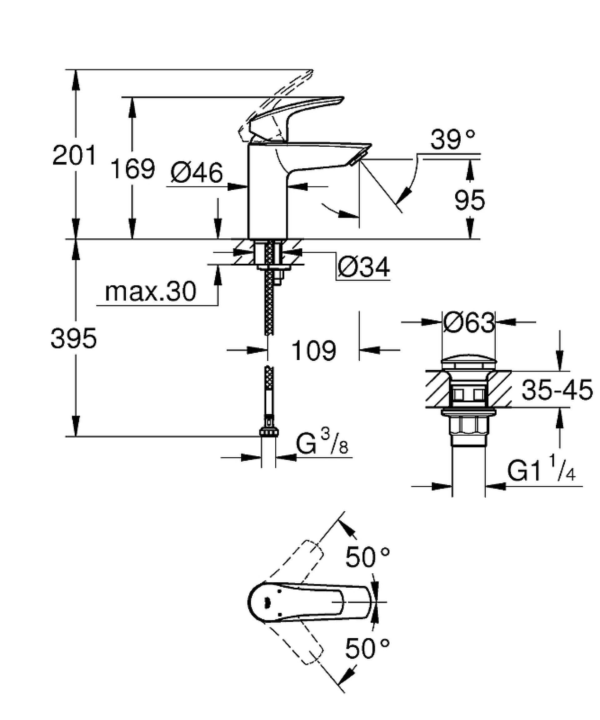 Фото — Grohe Eurosmart 23922003 GROHE