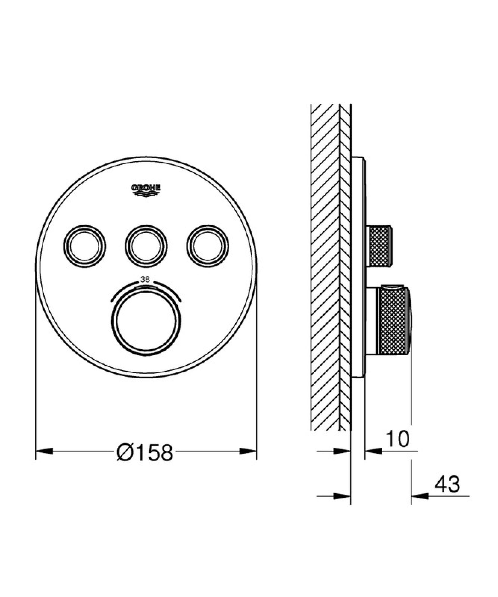 Фото — Grohe Grohtherm 29508KF0 GROHE