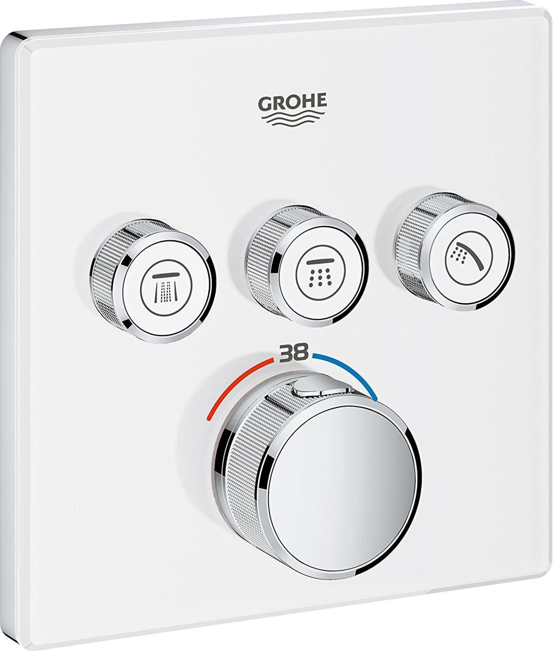 Термостат Grohe Grohtherm SmartControl 29157LS0 для ванны с душем moon white