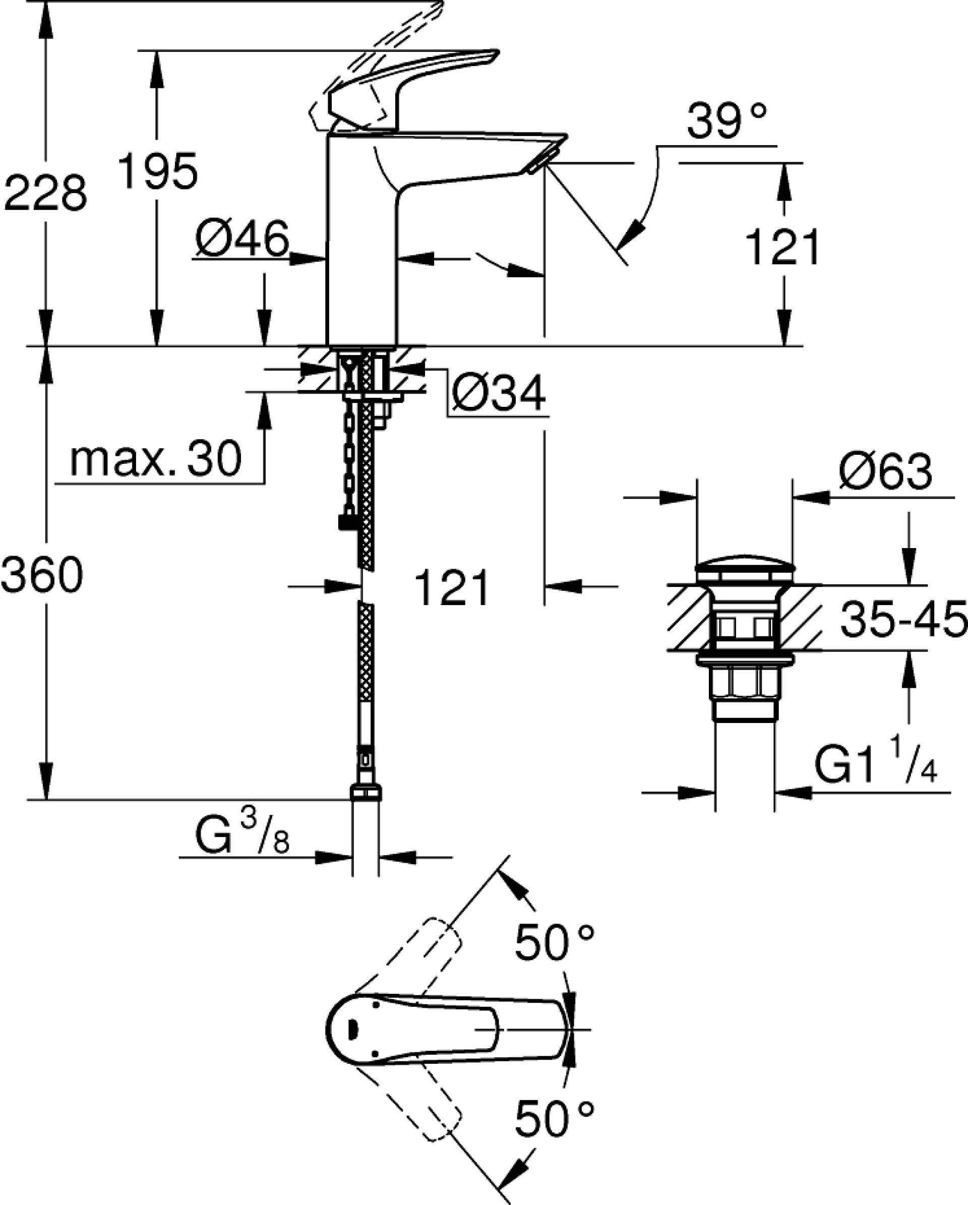 Фото — Grohe Eurosmart New 23989003 GROHE