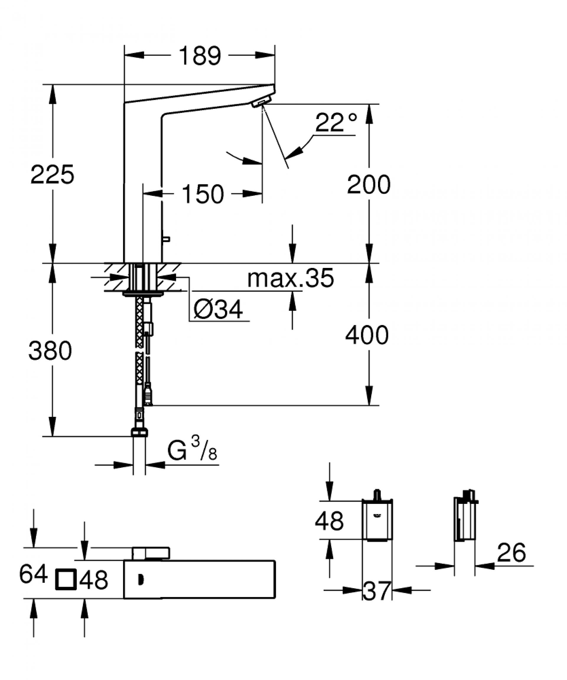 Фото — Grohe Eurocube 36441000 GROHE