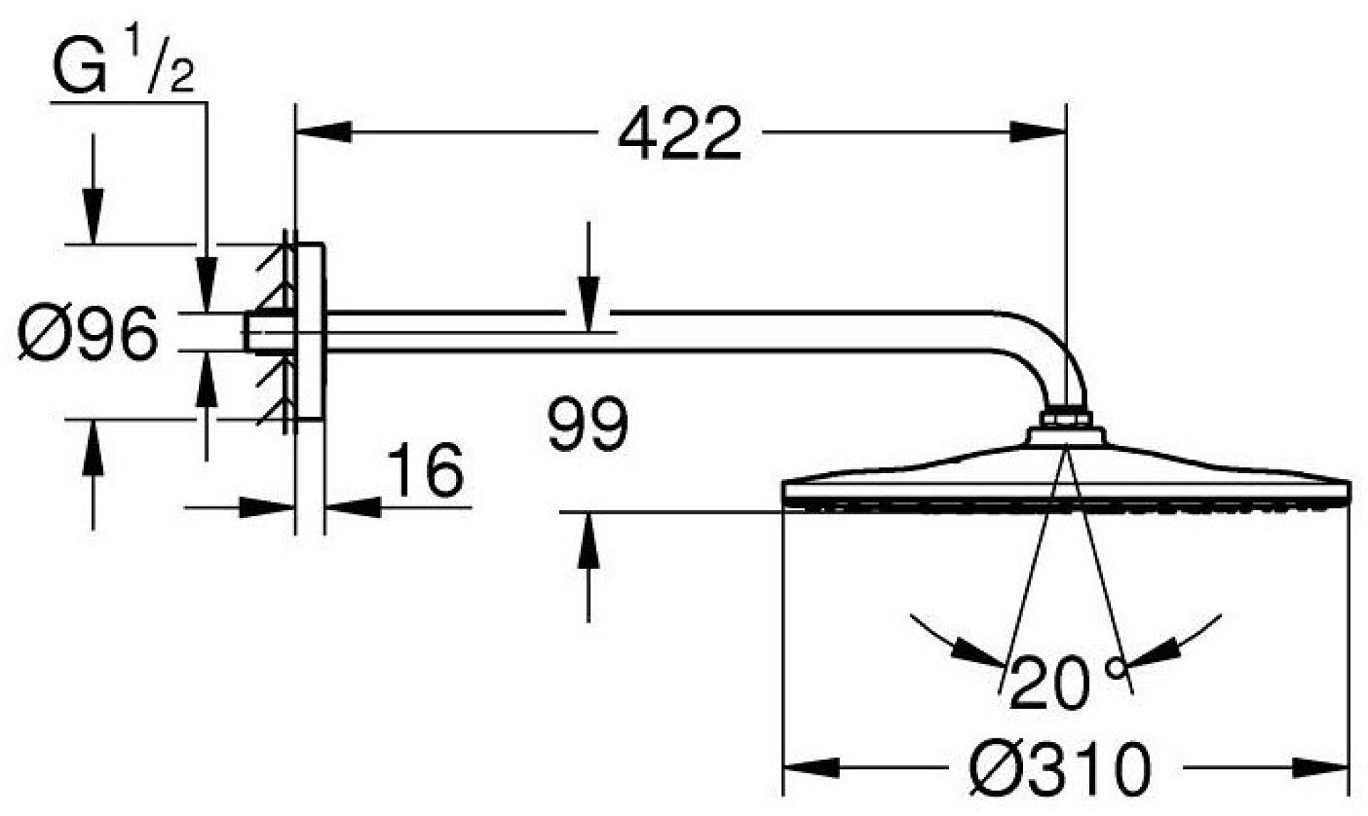 Фото — Grohe Rainshower 22121KF0 GROHE