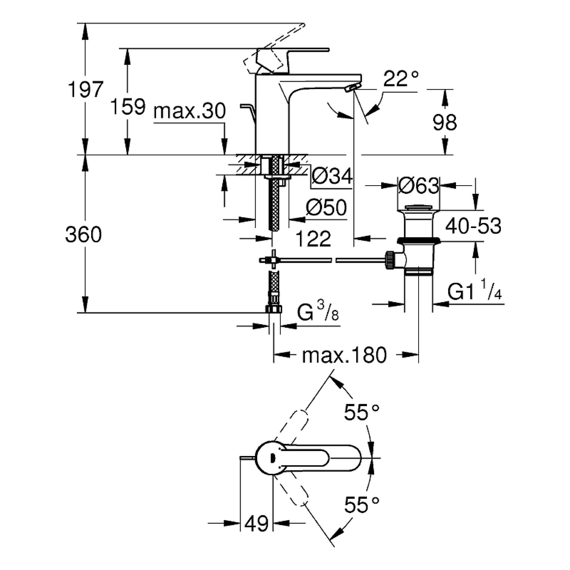 Фото — Grohe Get 23454000 GROHE