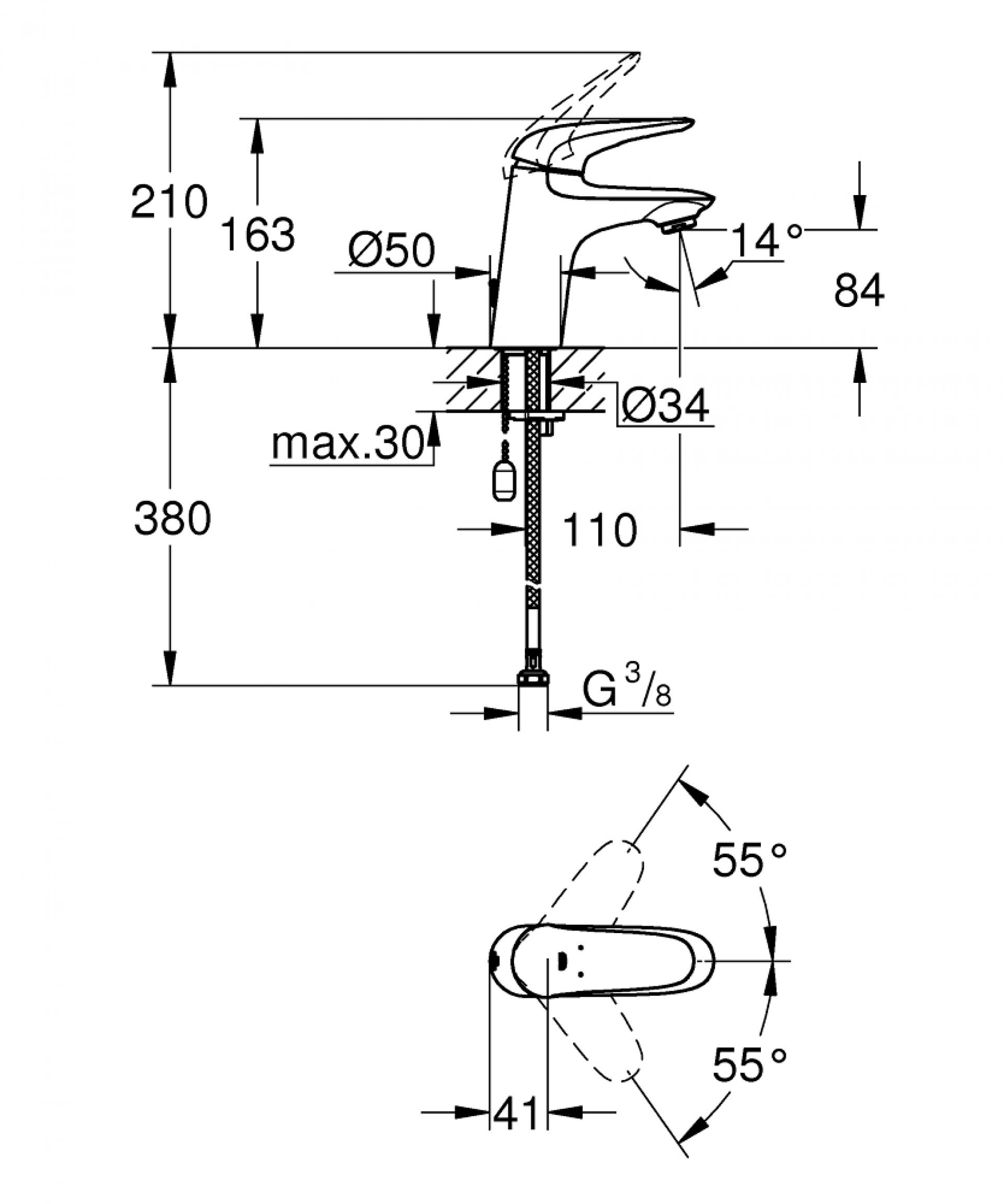 Фото — Grohe Eurostyle 23714003 GROHE