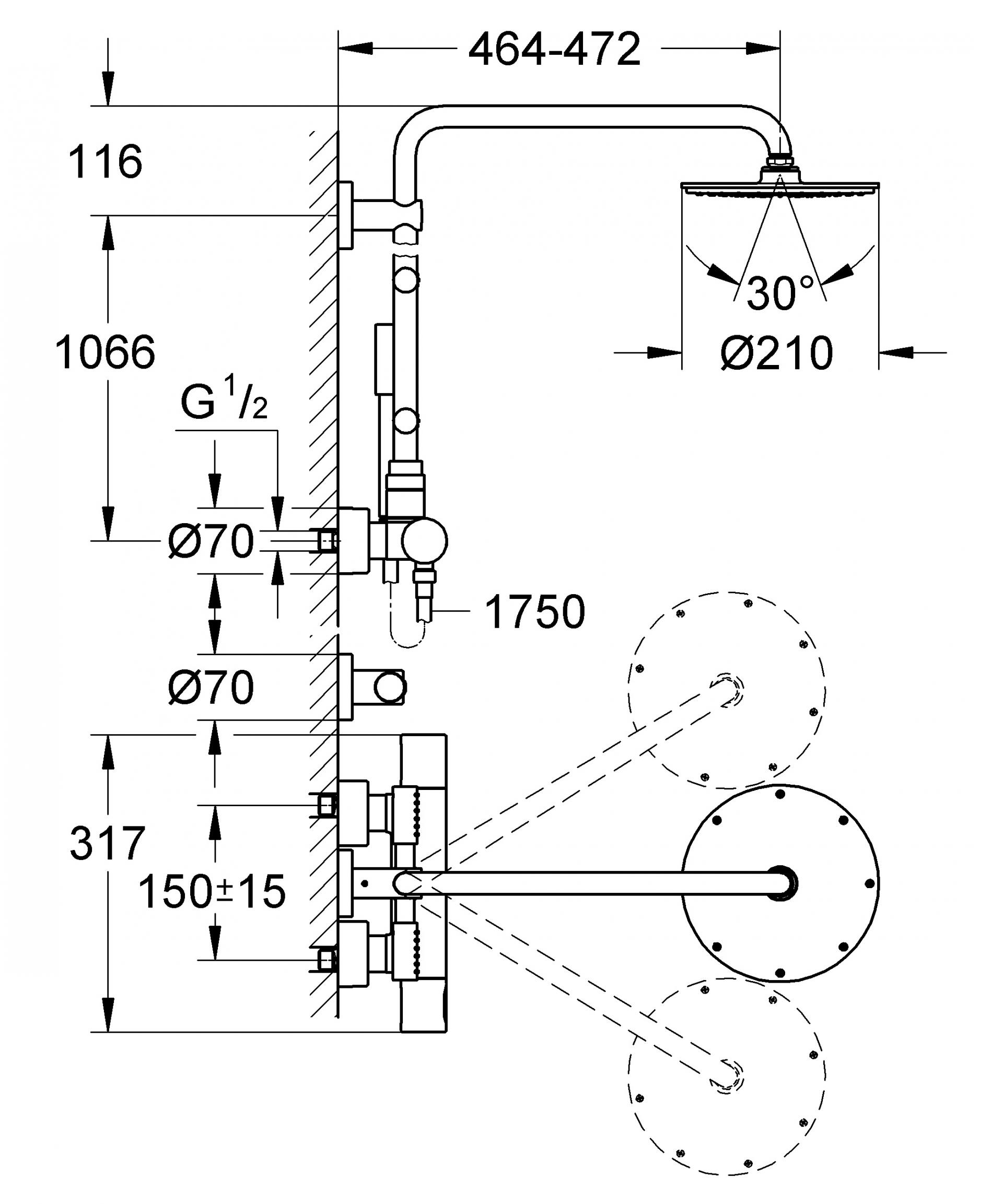 Фото — Grohe Rainshower Sena 27374000  GROHE