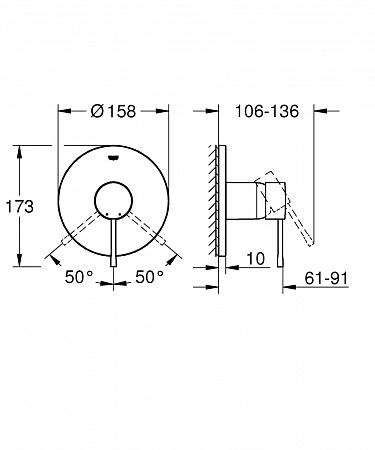 Фото — Grohe Essence 24057BE1 GROHE