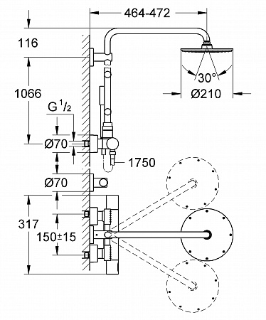 Фото — Grohe Rainshower Sena 27374000  GROHE